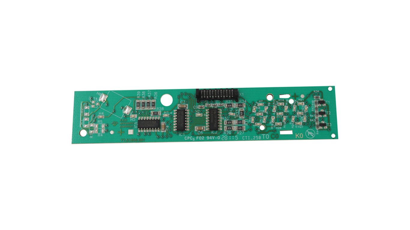 Плата индикации для стиральной машины Bosch 7751006801 (77.51006.801, 190034000100122005884, CPCS F02 94V-0 11128, CTI 250 TO)