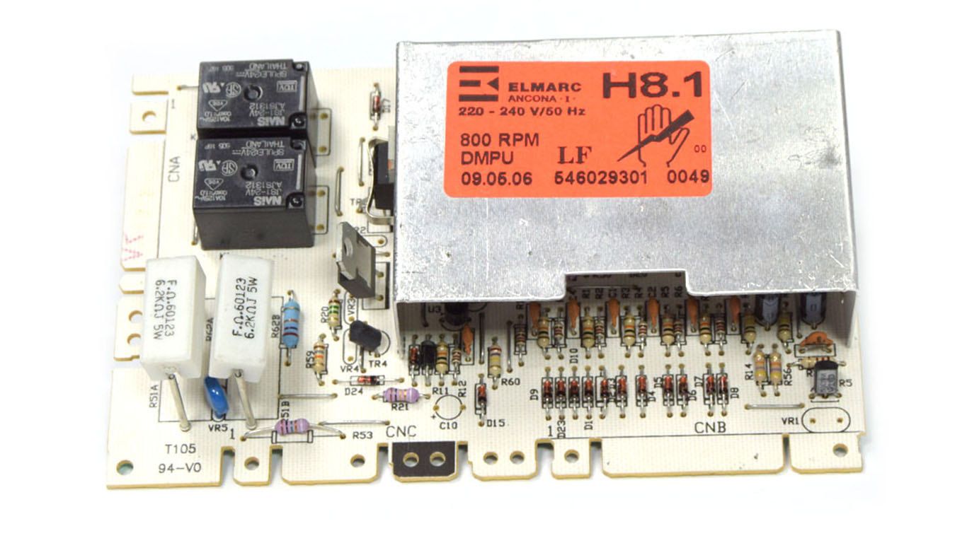 Плата для стиральной машины ARDO 546029301, 546029300 (800 RPM, DMPU R5/33, H8.1)
