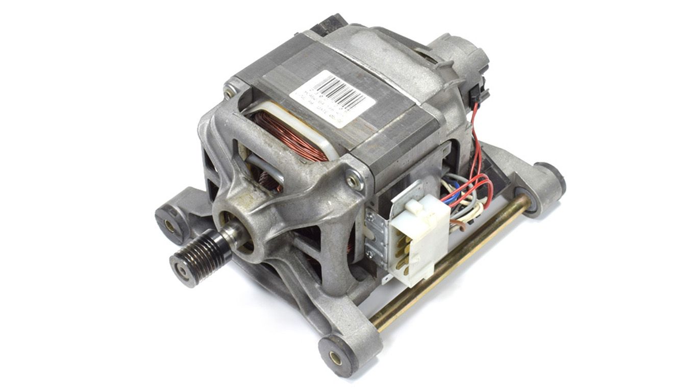 Мотор для стиральной машины Indesit Индезит 048052, 029793, 048916 (MCA 52/64-148/AD1, 8 клемм)