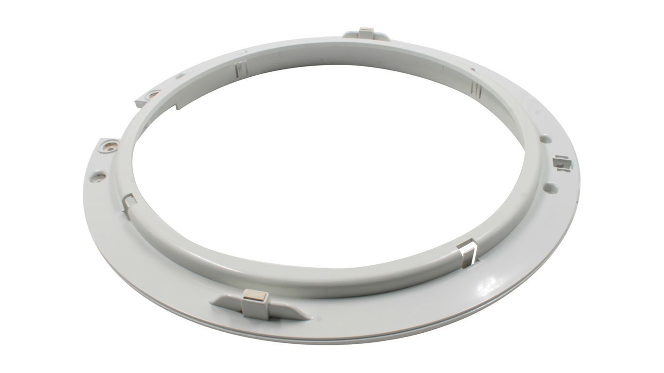 Внутреннее обрамление люка для стиральной машины SAMSUNG (САМСУНГ) DC61-00057A (DMW-599W HOLDER-GLASS) может отличаться креплением ручки, перед покупкой осмотрите фото крепления