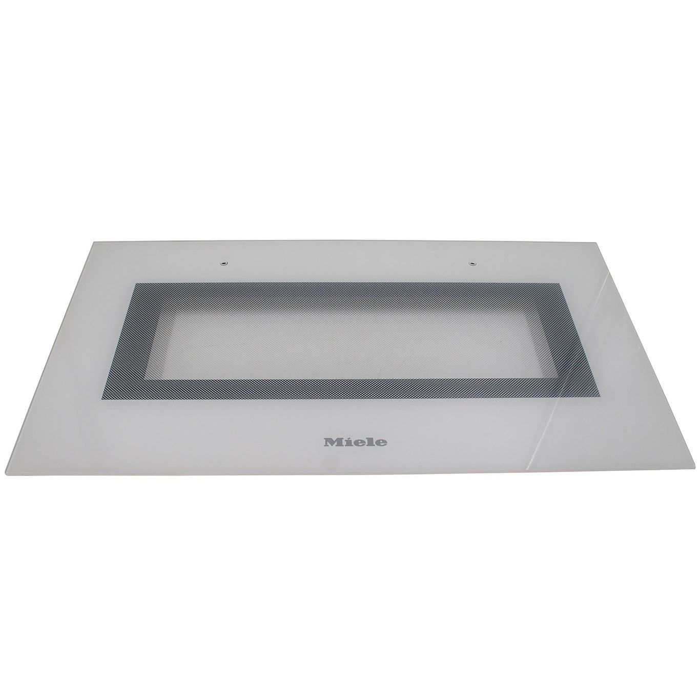 Стекло дверцы внешнее для микроволновой печи Miele Миле 9535951, 9535950, 91001380 (M 6262 TC BRWS, цвет: белый)