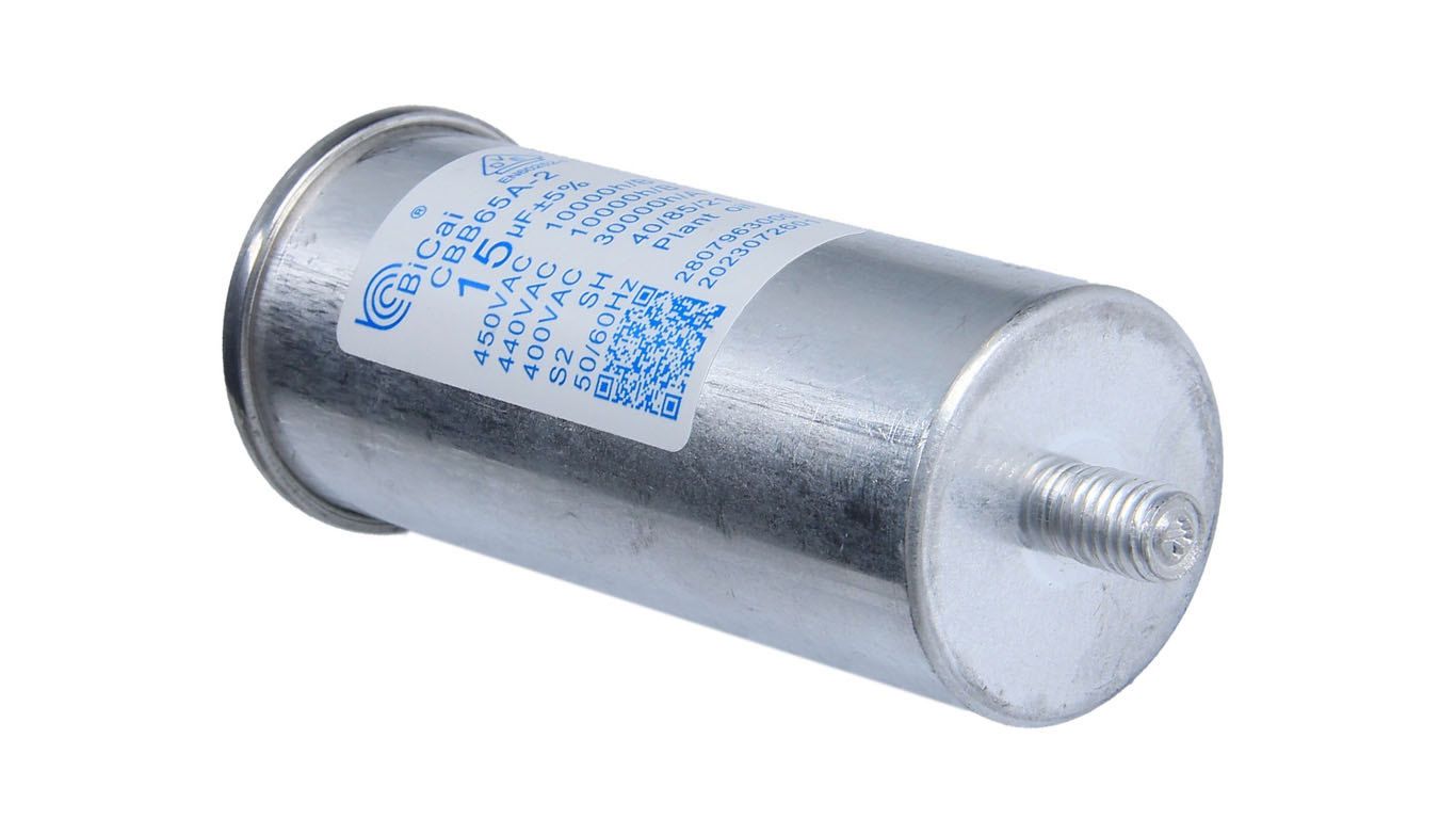 Конденсатор 15 mf к сушильной машине Hitachi TD-100XFVEM, TD-80XFVEM